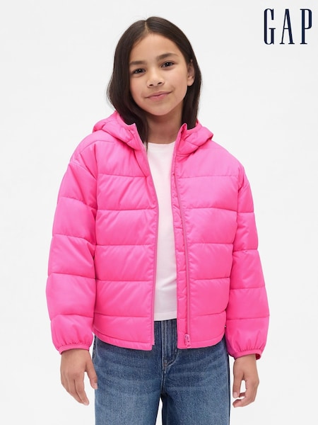 Gap Bright Pink Cold Control Puffer Jacket (4-13yrs) (4-13yrs) (W73642) | €51