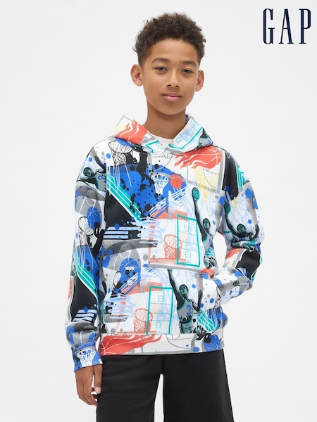 Gap Vintage Soft Relaxed Graphic Hoodie (4-13yrs) (4-13yrs) (W73693) | 42 €