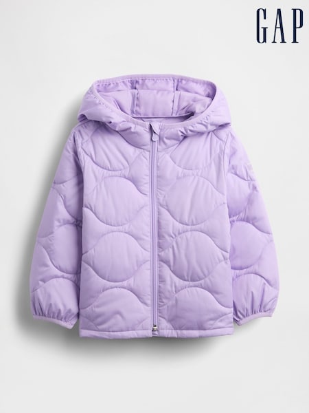 Vijolična - Gap Cold Control Puffer Jacket (6mths-5yrs) (W73707) | € 46