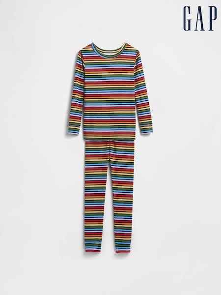 Gap Multi Long Sleeve Pyjama Top & Trousers Set (6mths-5yrs) (6mths-5yrs) (W73722) | €22.50
