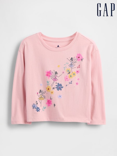 Gap Pink Mix and Match Graphic T-Shirt (6mths-5yrs) (W73741) | €16