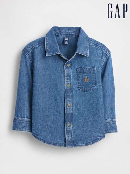 Gap Blue Denim Oversized Shirt (6mths-5yrs) (6mths-5yrs) (W73749) | €29