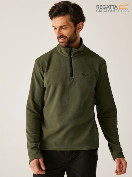 Regatta Light Green Mens Thompson Lightweight Half Zip Fleece (W74162) | €22.50