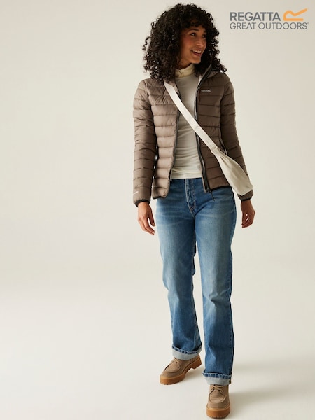 Regatta Brown Womens Hooded Marizion Walking Jacket (W74195) | €71