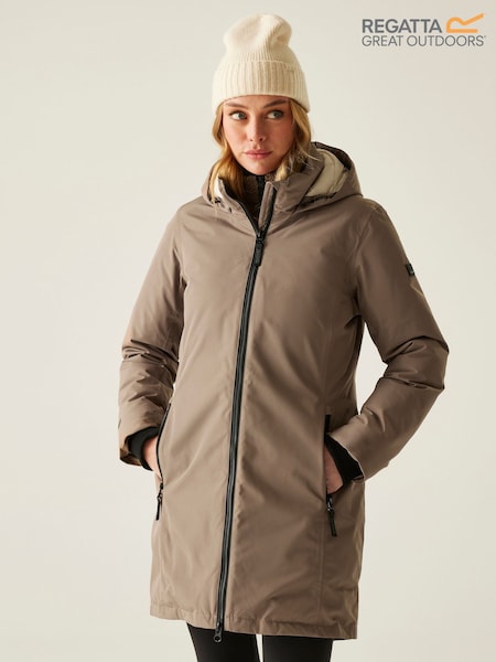 Regatta Brown Womens Marron Heavyweight Jacket (W74203) | €143