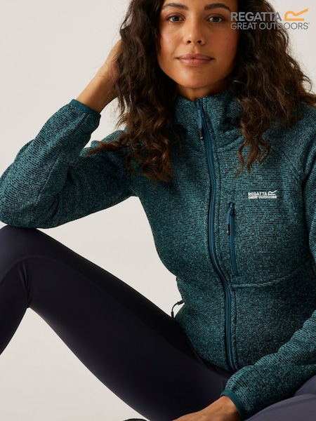 Regatta Blue Womens Hooded Newhill Fleece (W74205) | € 72