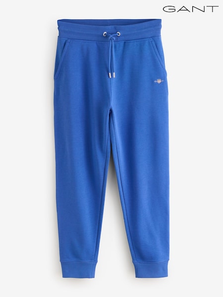 GANT Blue Regular Shield Logo Jersey Joggers (W74267) | €128