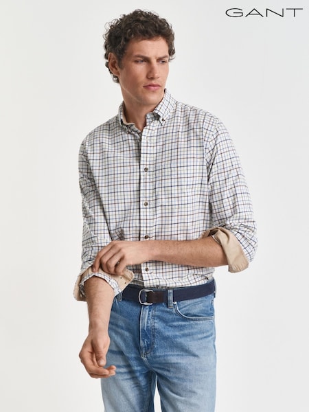 GANT Blue Twill Check Shirt (W74270) | €159