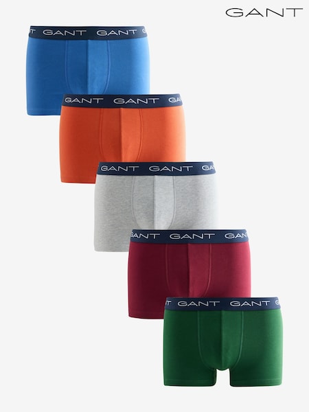 GANT Blue Stretch Cotton Boxers 5 Pack (W74281) | €80