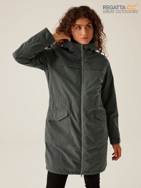Regatta Grey Womens Romine II Waterproof Parka Jacket (W74350) | €107