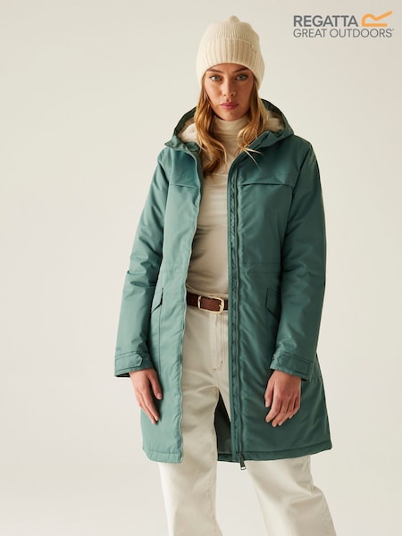 Regatta Green Womens Romine II Waterproof Parka Jacket (W74370) | €107