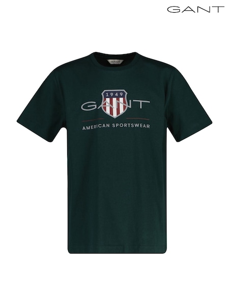 GANT Green Kids Archive Shield Logo T-Shirt (W74379) | €40