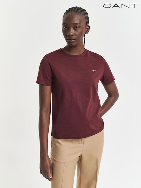 GANT Purple Shield Logo T-Shirt (W74401) | €53