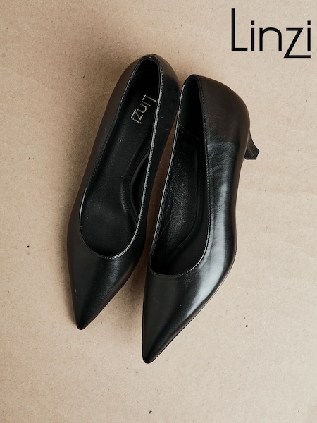Linzi Black Zola Kitten Court Heel (W74418) | €48