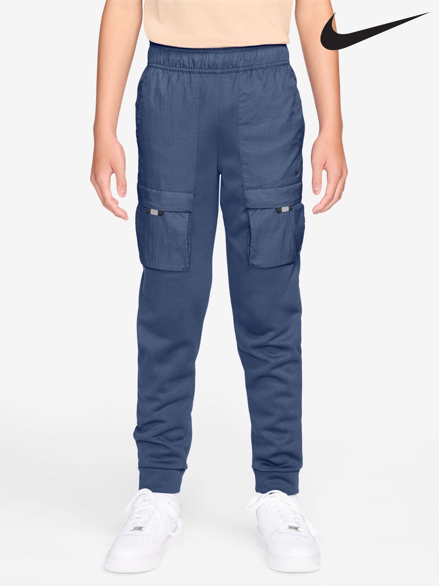 nike navy cargo joggers