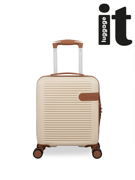 Creme - IT Luggage Small Cream Clarify X Suitcase (W74532) | 70 €