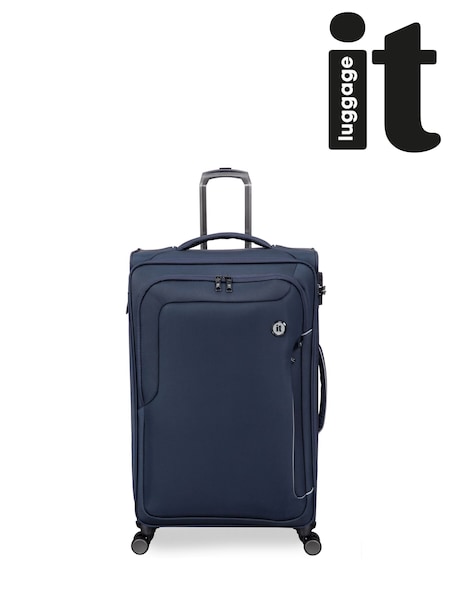 Blau - IT Luggage Large Navy Teleported Suitcase (W74533) | 140 €