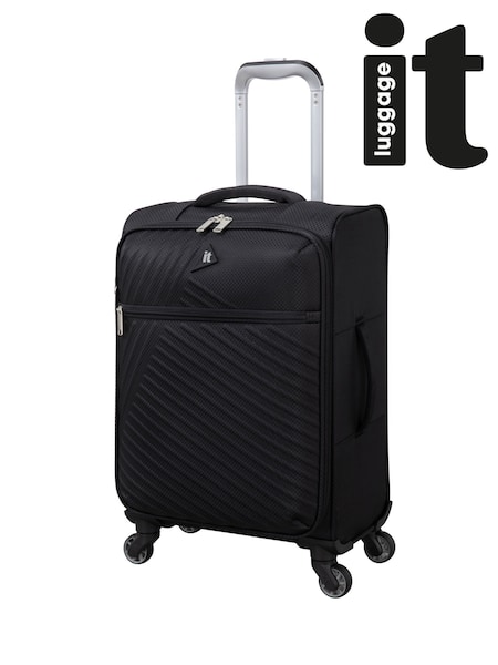 IT Luggage Decisive Cabin Black Suitcase (W74537) | €44