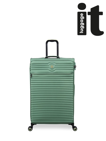 IT Luggage Large Green Circulator Suitcase (W74541) | R$ 790