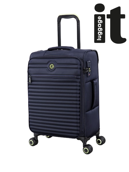IT Luggage Blue Circulator Cabin Suitcase (W74549) | R$ 590