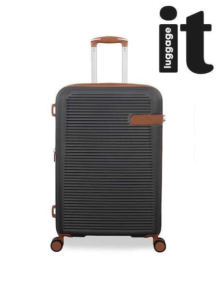 IT Luggage Medium Grey Clarify Suitcase (W74553) | €83