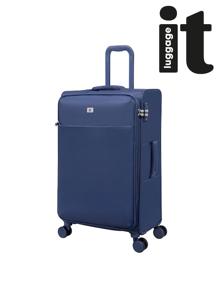 IT Luggage Medium Blue Lustrous Luxe Night Suitcase (W74556) | R$ 740