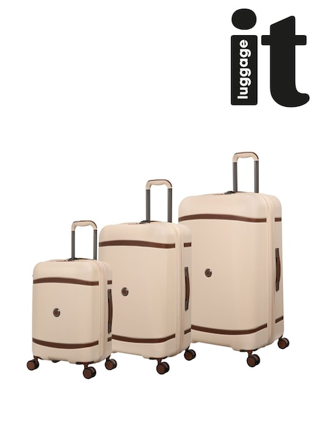 IT Luggage Extravagant Cream Suitcase Set 3 Piece (W74558) | R$ 2.075