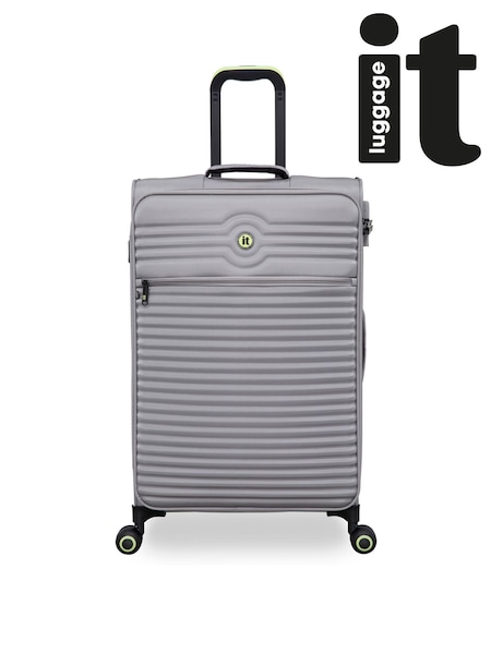 IT Luggage Medium Grey Circulator Suitcase (W74561) | € 109