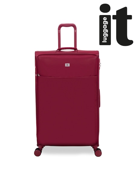 Rot - IT Luggage Large Red Lustrous Luxe French Port Suitcase (W74566) | 133 €