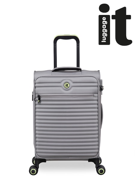 Grau - IT Luggage Grey Circulator Cabin Suitcase (W74568) | 94 €