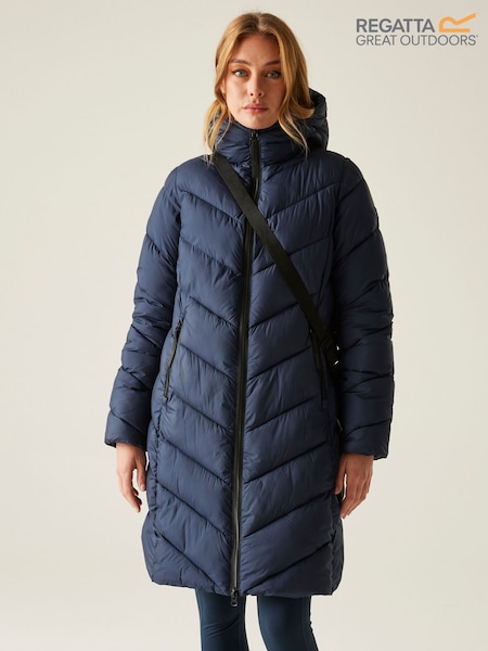 Regatta Blue Anita Heavyweight Coat (W74595) | €129