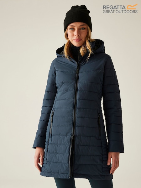 Azul - Regatta Andria Heavyweight Coat (W74606) | R$ 690