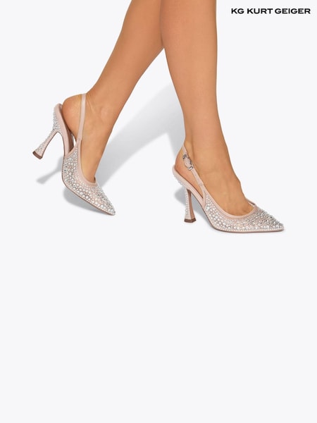KG Kurt Geiger Pink Aria Gem Shoes (W74663) | R$ 1.175