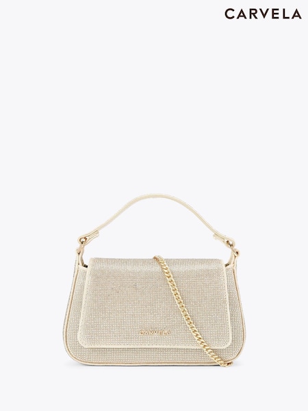 Carvela Gold Petalo Mini Tote Bag (W74669) | ‏598‏₪
