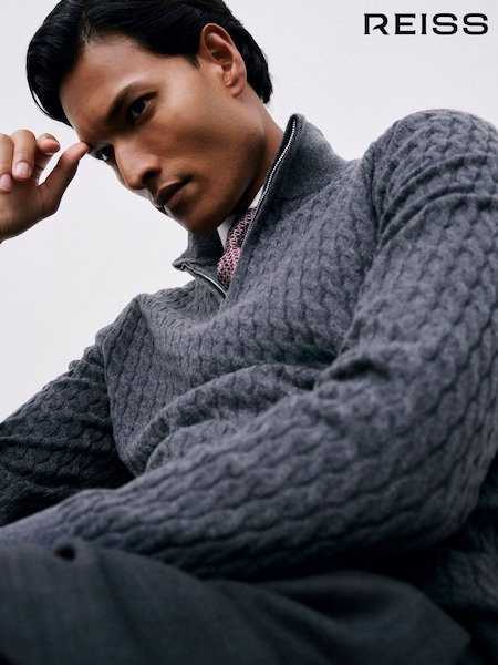 Reiss Denim Blue Richmond Jumper (W74856) | €285