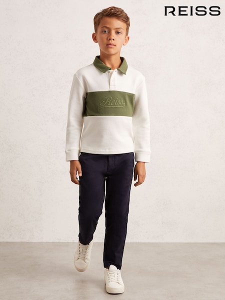 Reiss Forset Green/White Bryce Polo Shirt (W74952) | €53