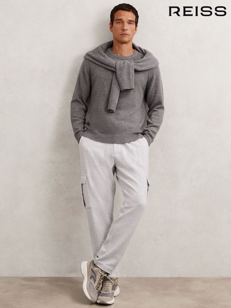 Reiss Willan Jersey Cargo Trousers with Cotton (W75065) | ‏922 د.إ.‏