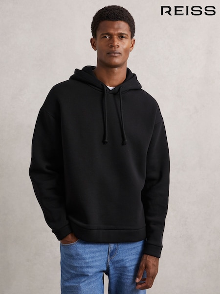 Reiss Black Silvestro Hoodies (W75069) | AED850