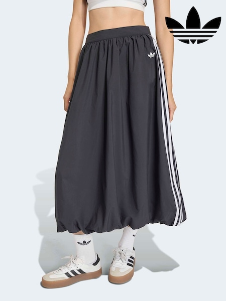 adidas Originals Black Balloon Long Skirt (W75102) | $161