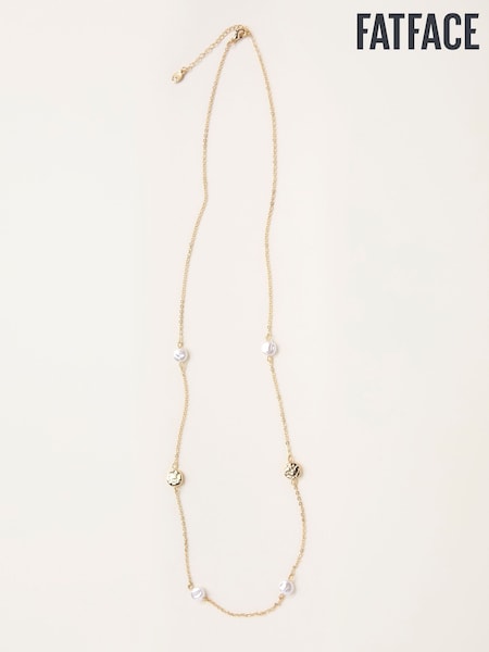 FatFace Long Pearly Necklace (W75126) | ‏86 ر.ق.