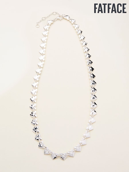 FatFace Hammered Heart Necklace (W75133) | ‏83‏₪