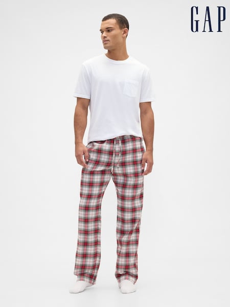 Gap Red Flannel Pyjama Bottoms (W75202) | €40