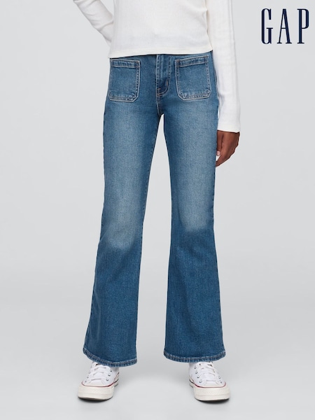 Gap Blue High Rise 70s Flare Jeans (5-13yrs) (5-13yrs) (W75210) | €40
