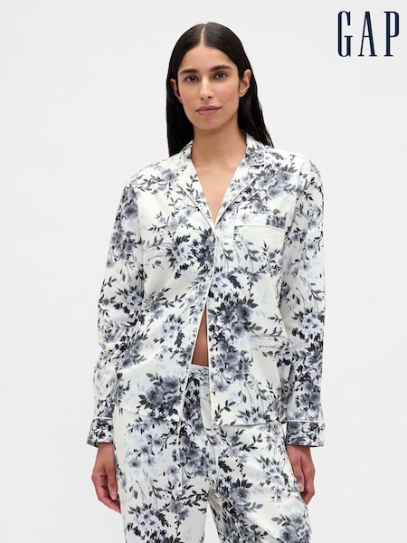 Gap White Poplin Pyjama Shirt (W75213) | €40