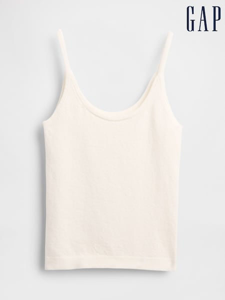 Gap White Soft Touch Cropped Knit Vest Top (W75214) | €33