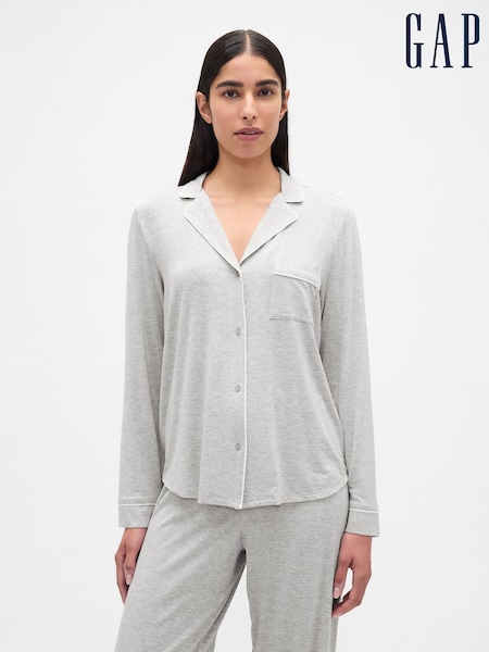 Gap Grey Modal Pyjamas Shirt (W75234) | €46