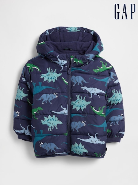 Gap Navy Blue Puffer Jacket (6mths-5yrs) (6mths-5yrs) (W75236) | €60