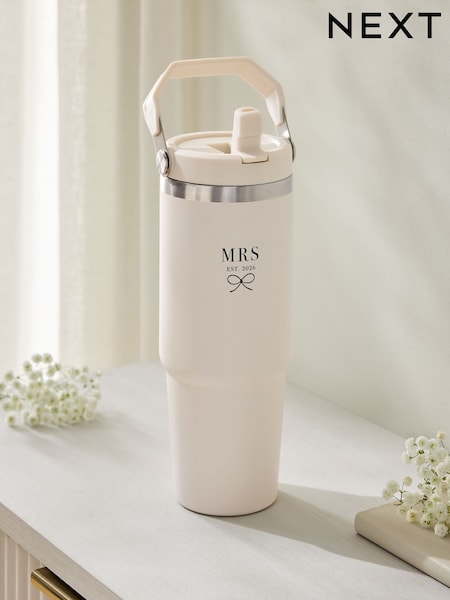 Cream Est 2026 Wedding Mrs Water Bottle (W75303) | SGD 27