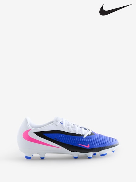 Albastru/Alb - Nike Phantom Academy Multi Ground Football Boots (W75330) | 596 LEI