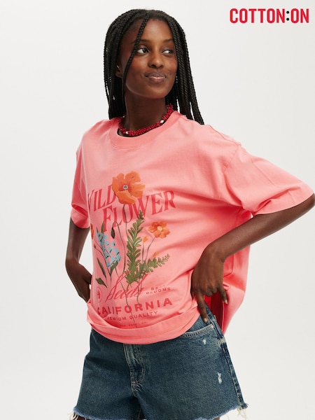 Cotton On Boxy Graphic Print T-Shirt (W75512) | 27 €